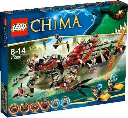 Immagine prodotto LEGO Leggende della sede centrale di Chima Cragger's Croc Boot (70006)