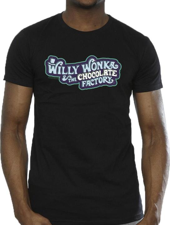 Produktbild Willy Wonka & the Chocolate Factory Chocolate Factory Logo TShirt (XL)