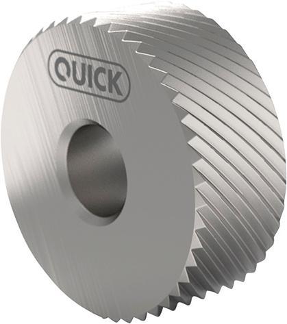 Actual product image Magni Knurling wheel PM BR 45degree 20x8x6 G7 P2 with chamfer QUICK