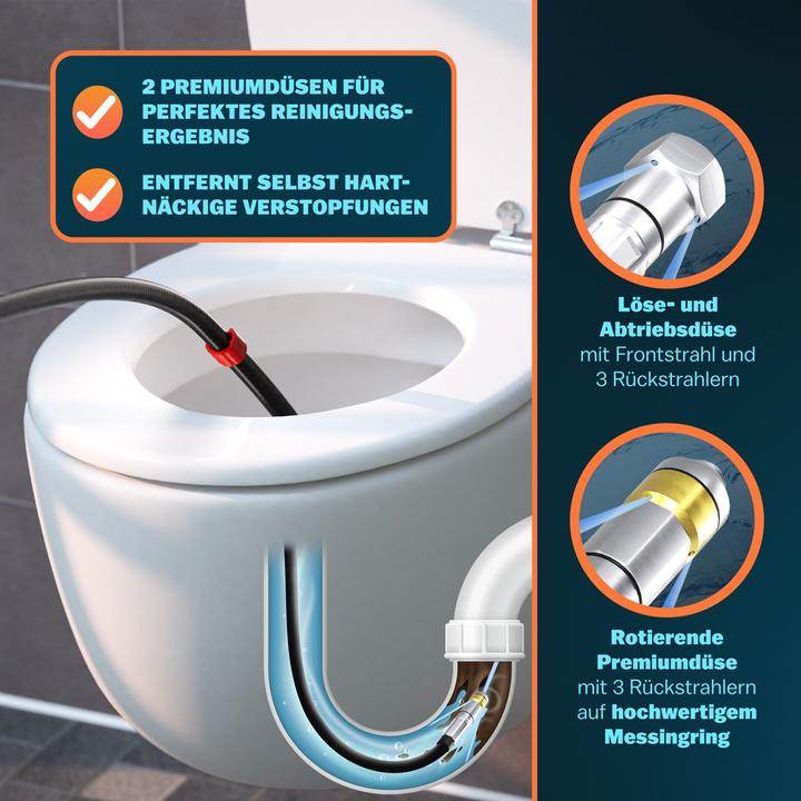 Actual product image Monzana Pipe cleaning hose