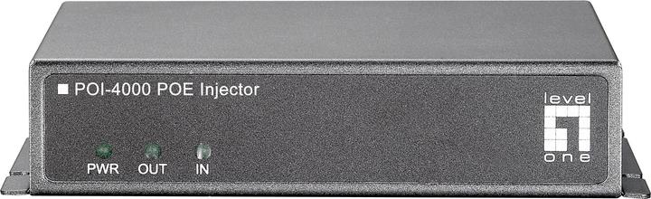 Productafbeelding LevelOne POI-4000: PoE-injector met hoog vermogen (802.3af (PoE), 56 W)