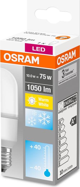 Image du produit Osram Bâton de l'étoile lumineuse (E27, 10 W, 1050 lm, 1 x, E)
