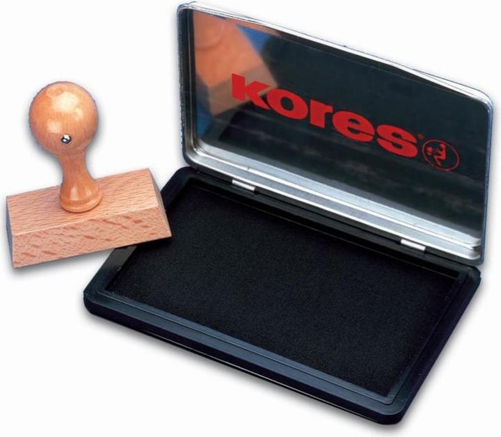 Actual product image Kores METALLICA stamp pad size 2