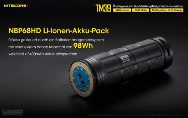 Immagine prodotto Nitecore TM39 - 5200 lumen (30 cm, 5200 lm)