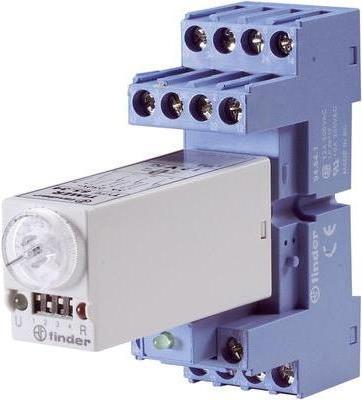 Finder Time relay Multifunctional 24 V/DC 24 V/AC 1 pc 85.04.0.024 Time range 0