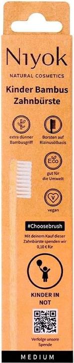 Produktbild Niyok Handzahnbürste Kinder in Not 1 Stück (Weich, 1 x)