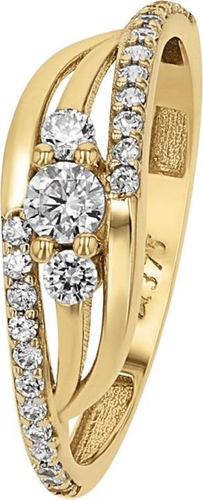 Image du produit Amor Ringe für Damen, Gold 375, Zirkonia synth. (56, 375/9 K)