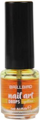 Immagine prodotto BrillBird Gocce per nail art giallo 4ml (Giallo, Smalto per unghie effetto gel)