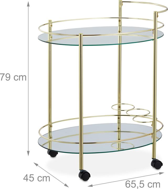 Actual product image Relaxdays Serving trolley
