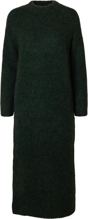 Selected Femme Slfgabella Ls Knit O-Neck Dress Camp