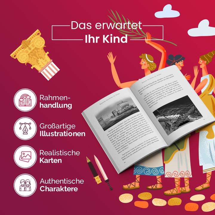 Image du produit Histoire romaine pour les enfants (Allemand, JAN, Krüssmann, 2022)