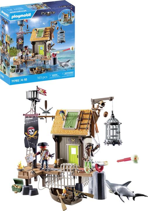 Produktbild Playmobil Piratenhafen mit Seeräuber-Gefängnis (71792, Playmobil Pirates)