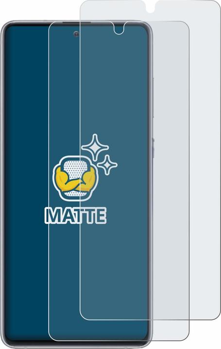 Actual product image BROTECT Anti-glare screen protector matt (2 Piece, Samsung Galaxy Note 10 Lite)