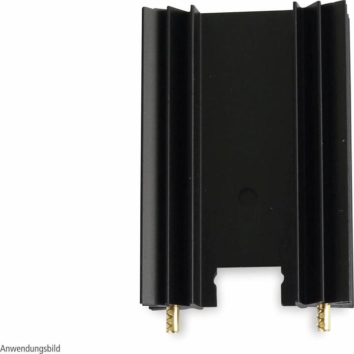 Actual product image Fischer Elektronik Heat sink, SK 104 50.8 STC, PCB heat sink, black, aluminium