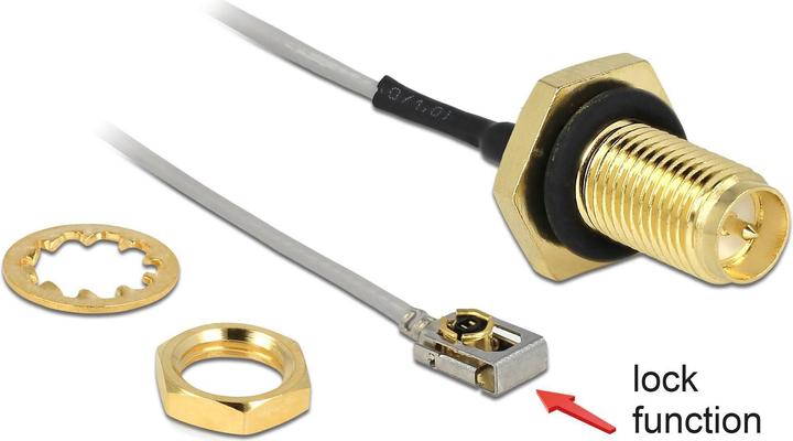 Immagine prodotto Delock RP-SMA-Bu - Cavo MHF(I-Pex)LK (3.20 dB, Cavi antenna)