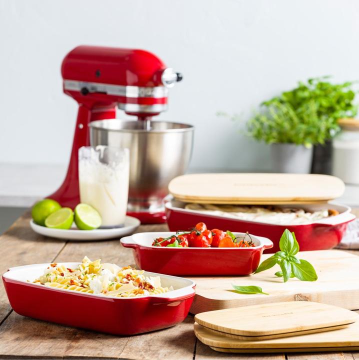 Immagine prodotto KitchenAid overschaal met bamboe deksel - large - keizer rood