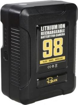 Produktbild Rolux Smart V-Mount Akku YC-98S 98Wh 14,8V 6800mAh (1 Stk., 6800 mAh, Ladegerät inkl. Akku)