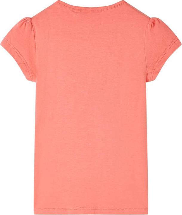 Actual product image VidaXL Children's T-shirt coral pink 128,Material: 95 % cotton. 5 (128)