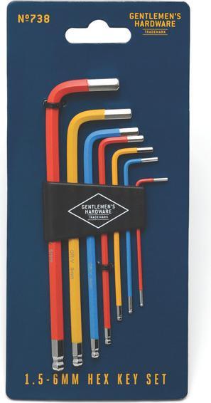 Immagine prodotto Gentlemen's Hardware Set di chiavi esagonali