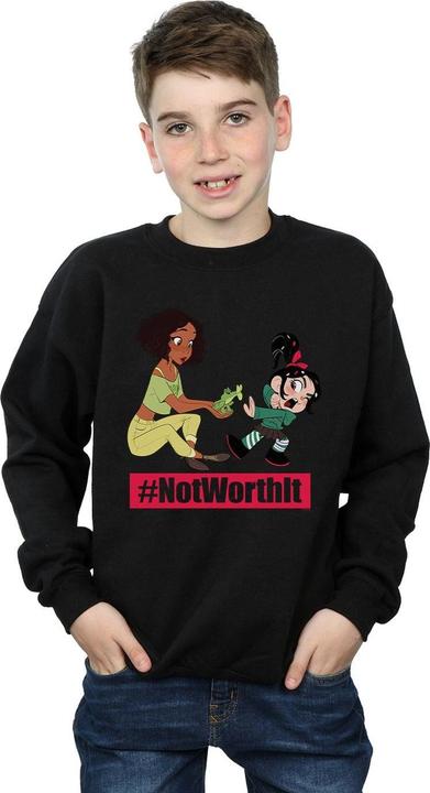 Actual product image Disney Boys Wreck It Ralph Tiana And Vanellope Sweatshirt (152, 158)