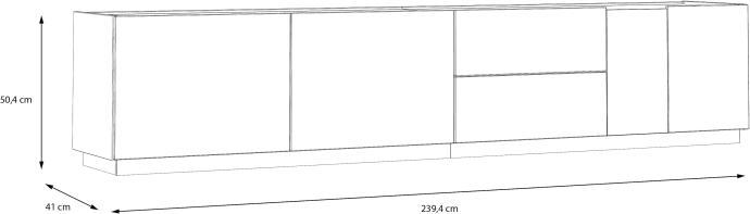 Immagine prodotto Forte Sindi (239,5 x 41 x 50,5 cm)