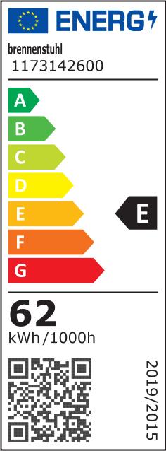 Energie-Label Brennenstuhl Hybrid Strahler CH 6052 MH (6200 lm)