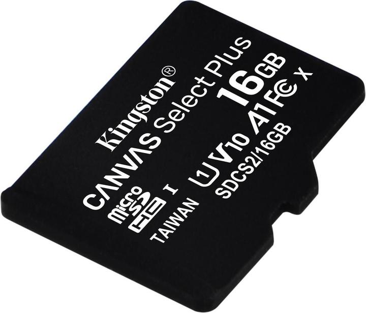 Immagine prodotto Kingston Canvas Select Plus (16 GB, microSDHC, U1, UHS-I)