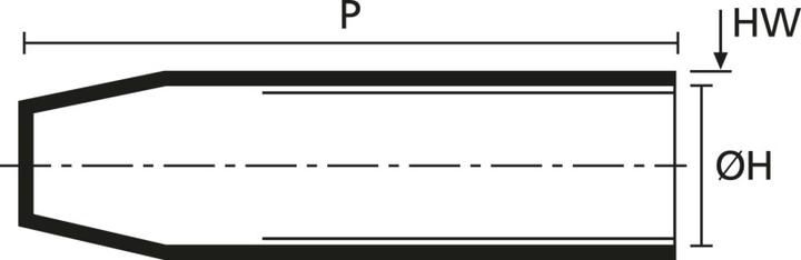 Immagine prodotto HellermannTyton 1613-1-B5W2-PO-X-BK Testata resistente alla tensione 416-13060 (1000 x)