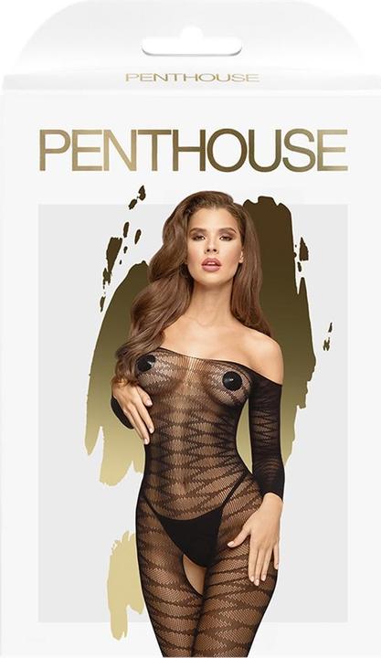 Produktbild Penthouse Lingerie Dreamy diva - Sheer bodystocking with open crotch - black (M/L)
