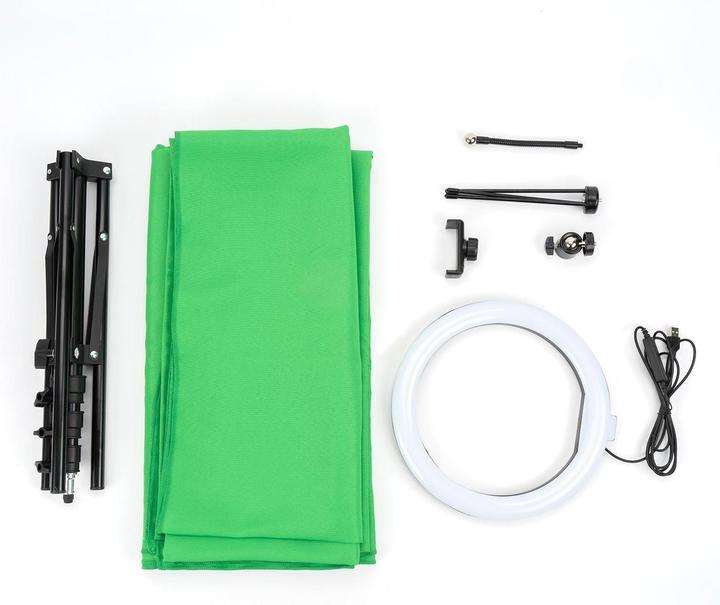 Produktbild 4smarts LoomiPod XL mit Green Screen (Ringleuchte)