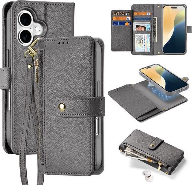Produktbild Dux Ducis Lawa Series MagSafe Kunstleder Bookcover Hülle (Apple iPhone 16 Plus)