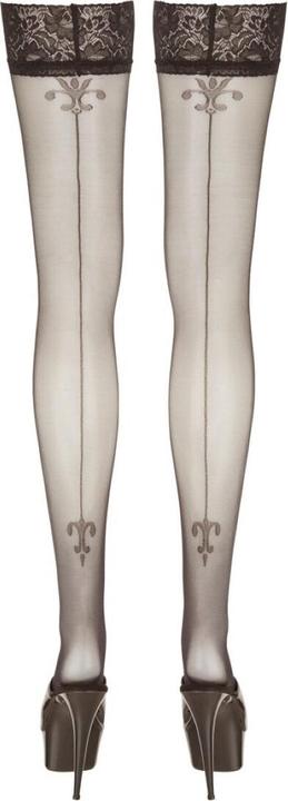 Actual product image Cottelli Collection Seamed stockings with motif (4)