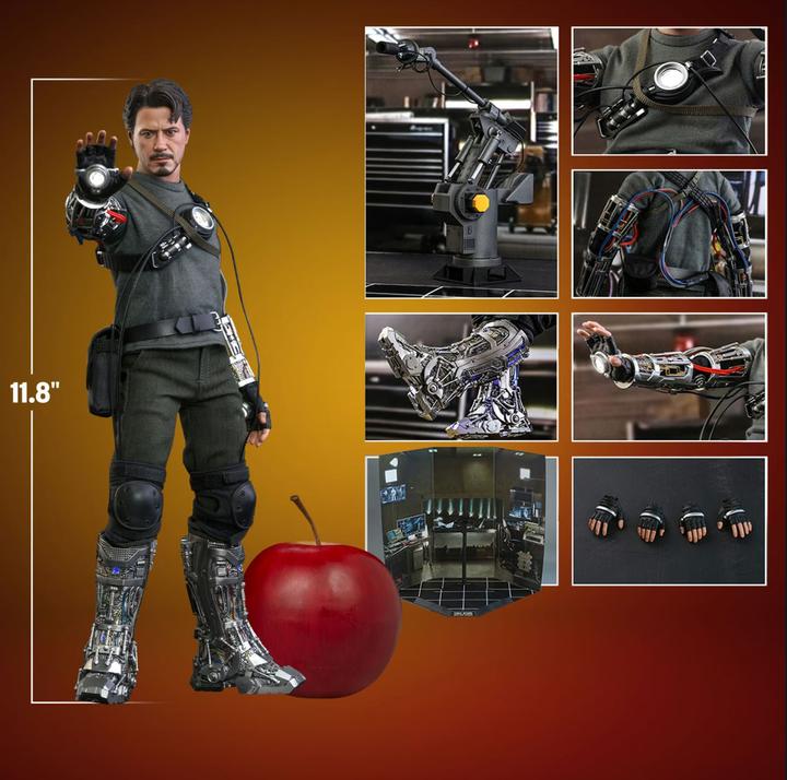 Immagine prodotto Hot Toys Iron Man "Tony Stark - Mech Test - Versione DLX" 1/6 Capolavoro del cinema