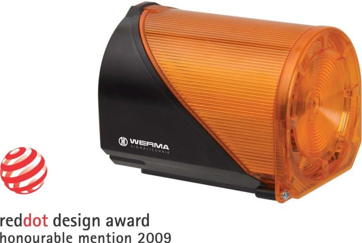 Actual product image Werma LED/Sounder 114dB 24Vac/dc Ylw