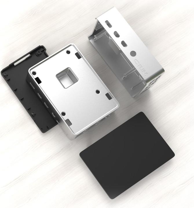 Actual product image Flirc Aluminum case for Raspberry Pi 4 with passive cooling