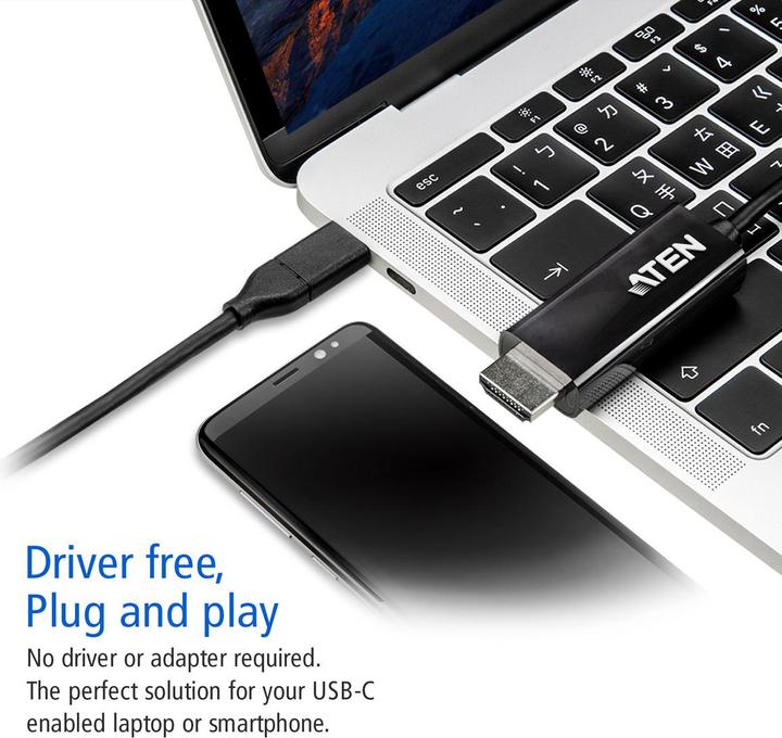 Produktbild Aten USB C – HDMI (2.70 m, HDMI)