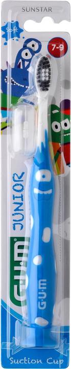 Image du produit GUM SUNSTAR Kinder Zahnbürste Junior 7-9 Jahre blau (Souple, 1 x)