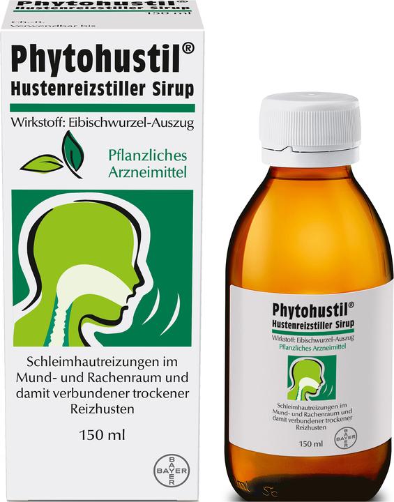 Produktbild Bayer Phytohustil Hustenreizstiller Sirup, 150 ml Lösung (1 Stück)