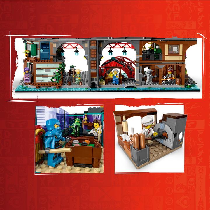 Actual product image LEGO Ninjago - Markets in the City (71799, LEGO Ninjago, LEGO Rare Sets)