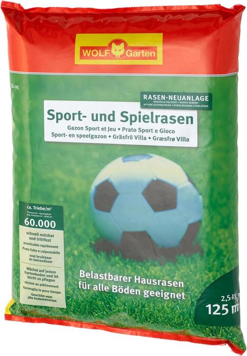 Produktbild Wolf-Garten Sport- und Spiel-Rasen (Rasensamen)