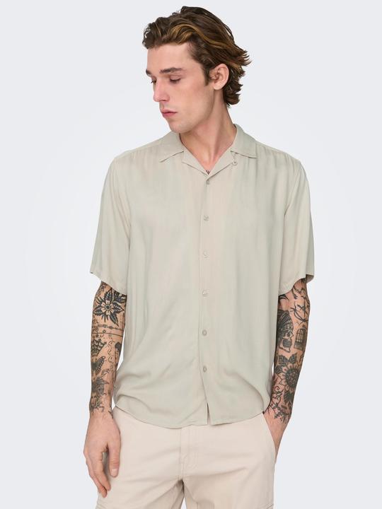 Image du produit Only & Sons Chemise unie à manches courtes (M)