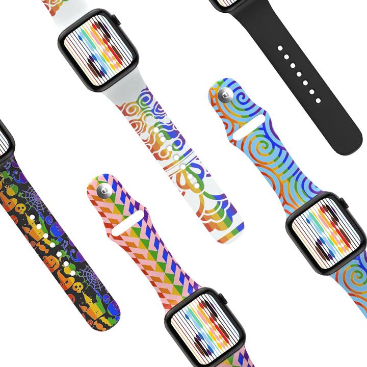 Produktbild LaserPecker Silikonarmbänder Apple Watch (4 Farben) (Silikon, Apple Watch)