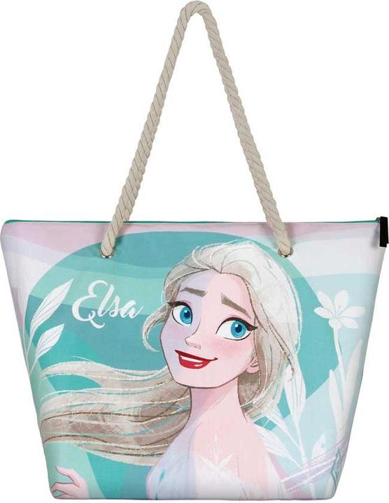 Image du produit Karactermania La Reine des Glaces 2 (Frozen 2) Summer-Soleil Sac de plage, bleu, 52 x 37 cm