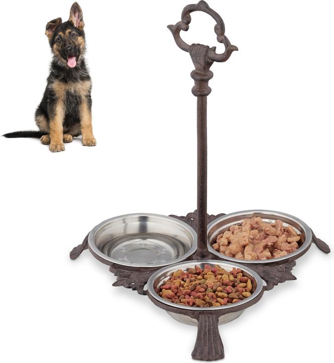 Image du produit Relaxdays Gamelle chiots, en fonte de fer (0.20 l)