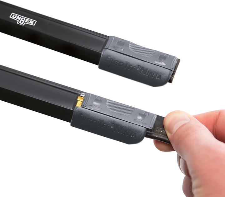 Immagine prodotto Unger E3450 Ergotec Ninja completo 45 cm, 30 gradi Completo di guida Ninja e gomma morbida (1 pz.)