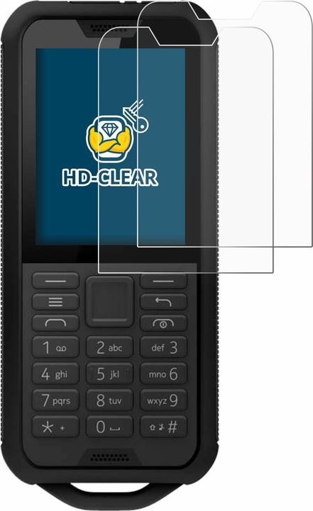 Productafbeelding BROTECT Schermbeschermer Clear (2 Stuk, Nokia 800 Moeilijk)