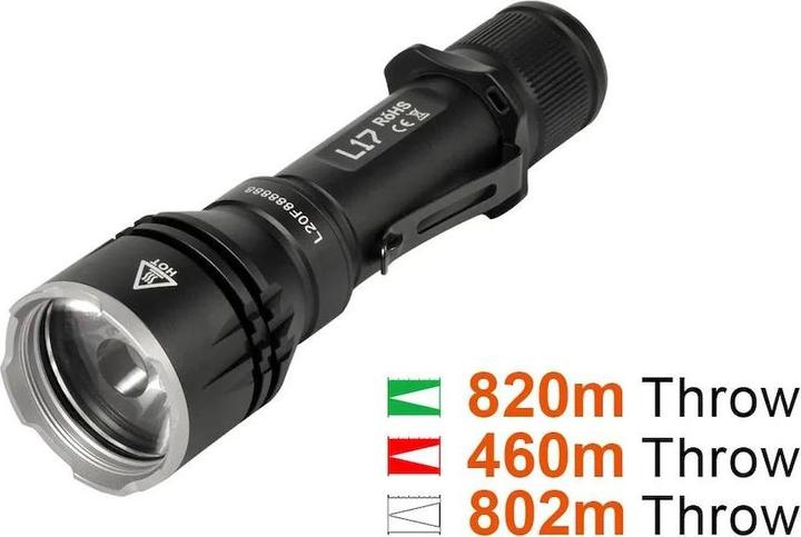 Produktbild AceBeam L17 LED Taschenlampe (16 cm)