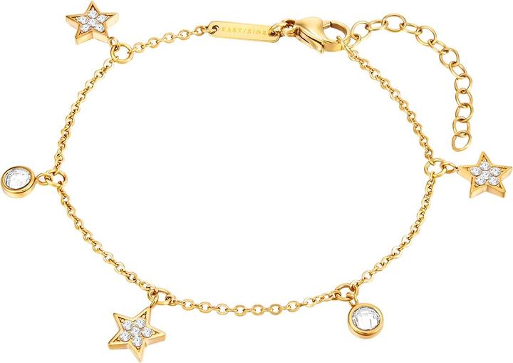 Produktbild Eastside Damen Stern Edelstahl Preciosa gelbgold - 29738 (17 cm, Edelstahl)