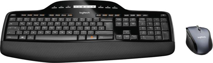 Produktbild Logitech Kabellose Tastatur+Maus MK710 schwarz im Einzelhandel (DE, Kabellos)