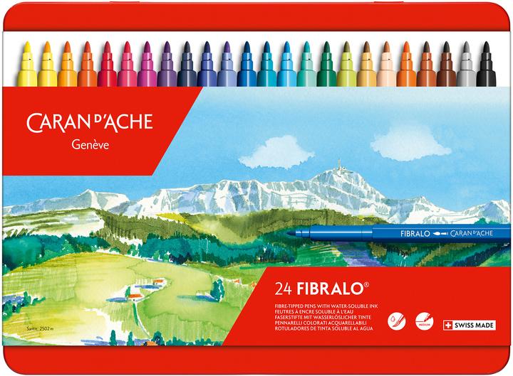 Actual product image Caran d'Ache Fibralo Metallschachtel (Multicoloured, 24 x)